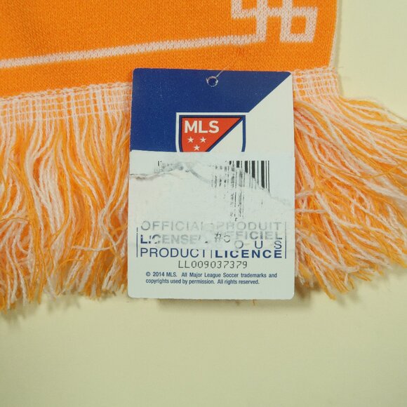 Atlanta United FC Peach Scarf The King Has Arrived New Ruffneck 2014 - Picture 5 of 7